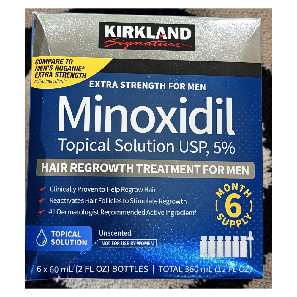 Kirkland Signature Minoxidil 5% Topical Solution - 6 Month Supply